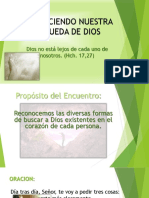 3 Er Encuentro RECONOCIENDO NUESTRA BUSQUEDA DE DIOS