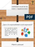 Responsabilidad Social de Las Instituciones y Organizaciones EXPOSICION 16 de NOV