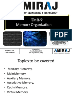 Memory Organization: Types, Hierarchy and Cache Memory
