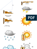 Weather Symbols-Flash Cards