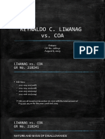 LIWANAG vs. COA