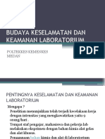 Budaya Keselamatan Dan Keamanan Laboratorium