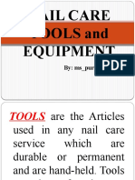 Nail Care TOOLS and Equipment: By: Ms - Purpleblood