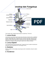 Bagian Mikroskop Dan Fungsinya