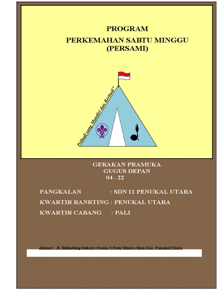 Persami (Program Dan Proposal) | PDF | Karier & Perkembangan | Kajian ...