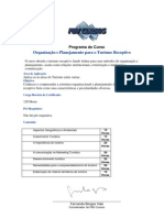 Programa Do Curso Turismo Receptivo