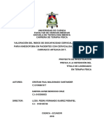 Proyecto de Investigación