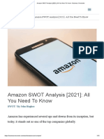 Amazon SWOT Analysis (2021) - All You Need To Know - Business Chronicler