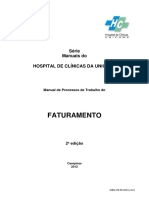 Mapa de relacionamento do processo de faturamento