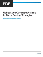 Using Code Coverage Analysis To Focus Testing Strategies WP