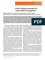 Dynamic Photovoltaic Building Envelopes For Adaptive Energy and Comfort Management