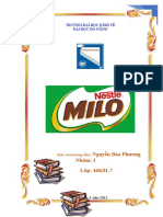 Phân Tích Đơn Vi Kinh Doanh Nestlé Milo