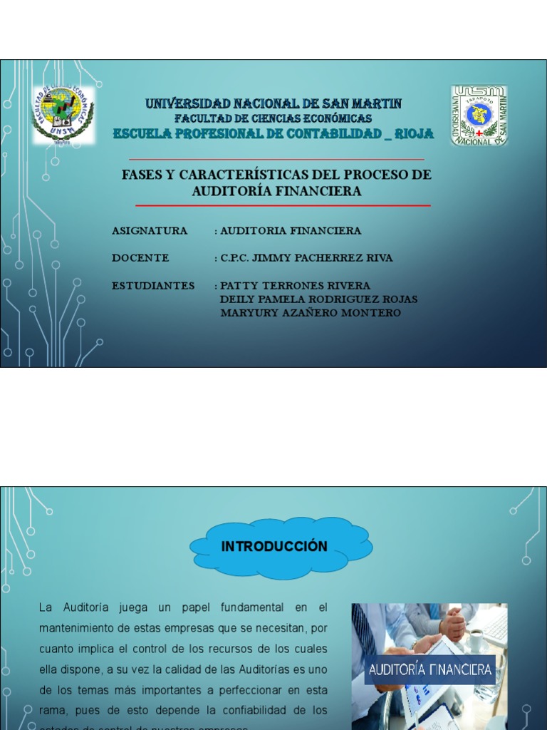 Fases de la Auditoría Financiera | PDF | Auditoría | Contralor
