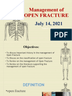 Open Fracture MAnagement