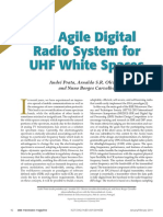 An Agile Digital Radio System For UHF White Spaces