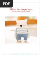 Mimo The Sleepy Bear: A Crochet Pattern Designed by Diminu