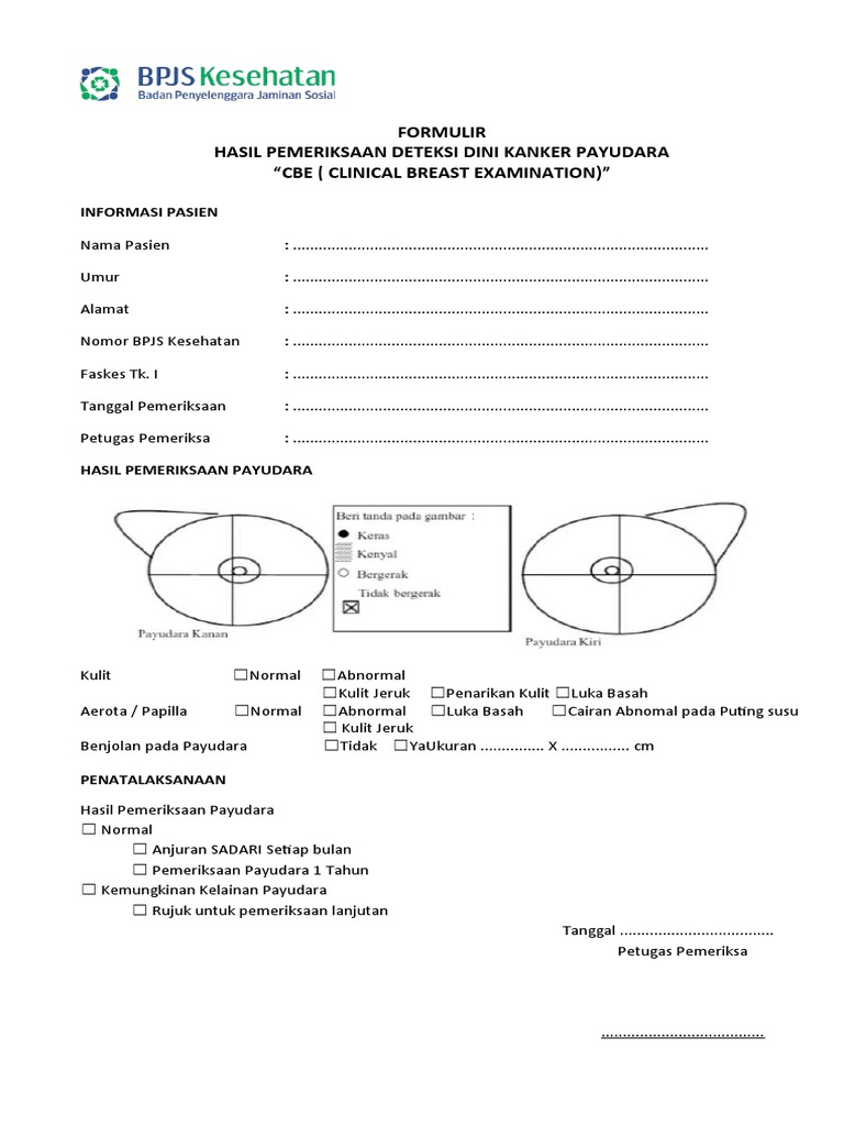 Format CBE untuk Deteksi Kanker Payudara | PDF