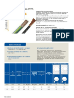 Cable Unipolar Fijas Interiores