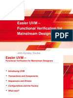 Easier UVM - Functional Verification For Mainstream Designers