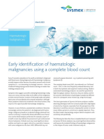 White Paper Early Identification of Haematologic Malignancies