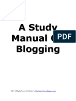 A Study Guide on Blogging