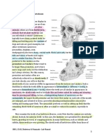 Exercise 2. Comparing Vertebrate Skulls: BIOL 1510 - Skeletons & Mammals-Lab Manual 5