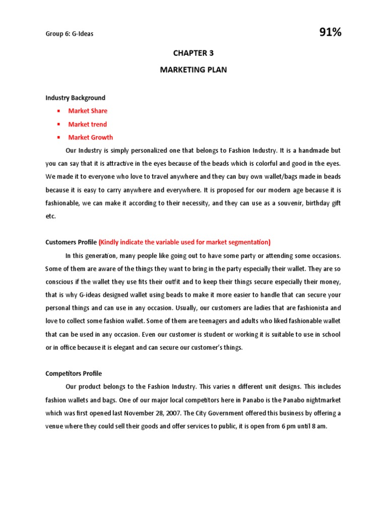 Marketing Plan: Market Share Market Trend Market Growth | PDF | Business