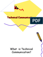 1.0 Technical Communication