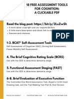 18 Free Assessment Tools For Cognition: A Clickable PDF: Read The Blog Post: Https://Bit - Ly/2Luzwsh