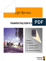 Light Barriers: Fotoelektrik Pauly GMBH & Co. KG