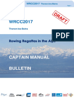 WRCC2017: Captain Manual Bulletin
