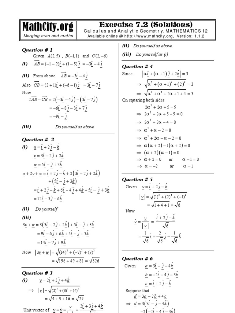 Ex 7 2 Fsc Part2 Pdf