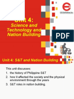 Unit 4:: Science and Technology and Nation Building