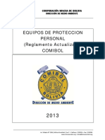 Equipos de Proteccion Personal (Reglamento Actualizado) Comibol