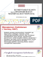 PENDOKUMENTASIAN KASUS KEGAWATDARURATAN MATERNAL DAN NEONATAL