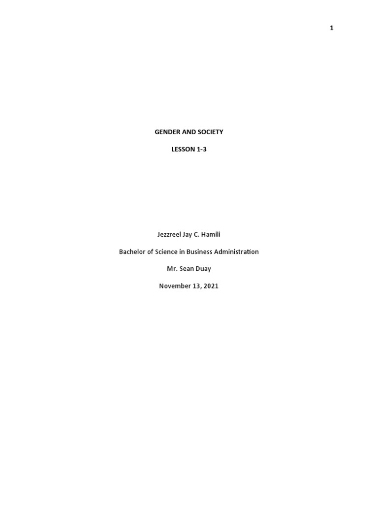 Turn Me Upside Down Is Won PDF Gender Studies Gender