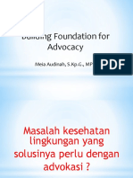 Materi Building Foundation For Advocacy
