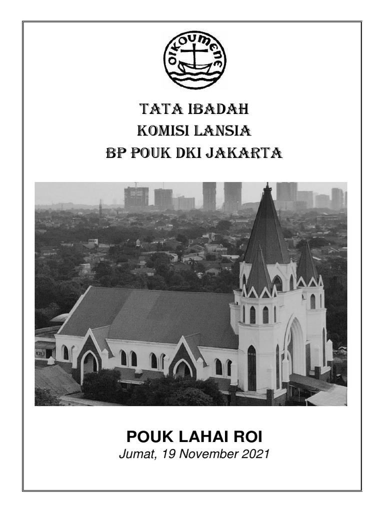 Ibadah POUK Lahai Roi 2021 | PDF
