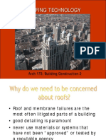 Roofing Technology: Arch 173: Building Construction 2