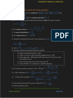 Formula in Point Estimate: L (LN) L L