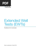 Extended Well Tests (Ewts) : Guidance For Licensees