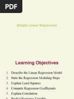 Simple Linear Regression