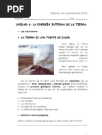 Unidad 6 La Energia Interna de La Tierra