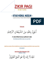 Dzikir Pagi: - Kitab Hisnul Muslim