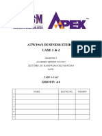 ATW394 Sample Case Study Report-Dr. Mahis