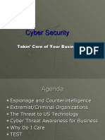 Cyber Threat Network Defense
