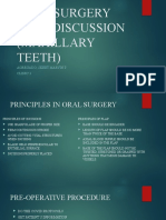 Oral Surgery Case Discussion (Maxillary Teeth) : Agregado, Skeet Marvin P. Clinic 3