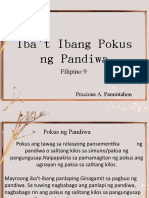 Iba't Ibang Pokus NG Pandiwa Presentation