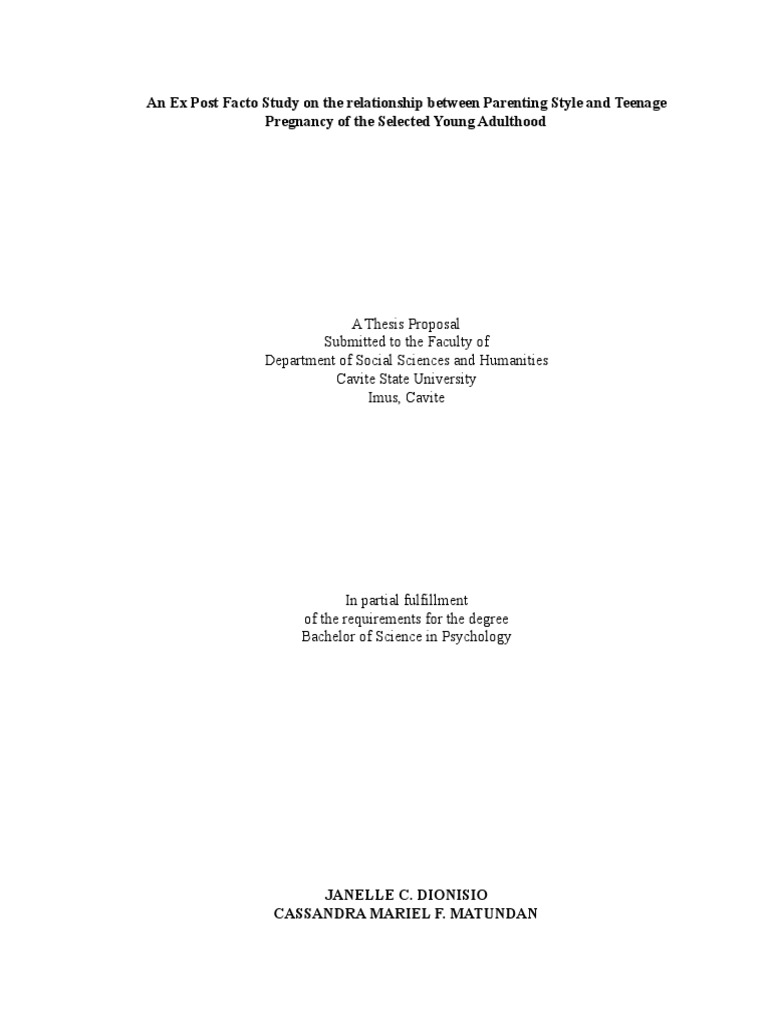 an-ex-post-facto-study-on-the-relationship-between-parenting-style-and