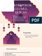 Pokok Ulumul Quran